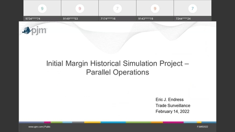 Thumbnail for entry Tech Change Forum Initial Margin Historical Simulation Project in Parallel Operation