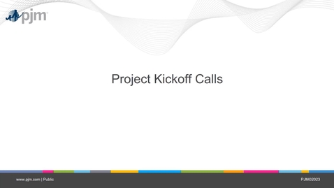 Thumbnail for entry Interconnection Process: Project Kickoff Calls