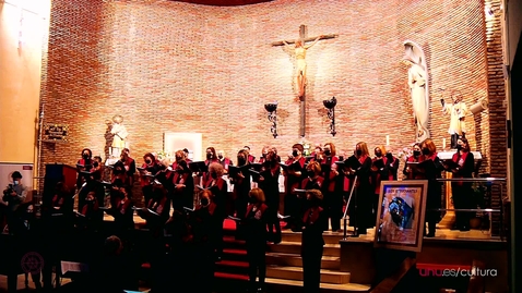 Miniatura para la entrada Concierto del Coro de la UHU. “Stabat Mater” dirigido por Sergio Lazo. Resumen.