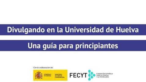 Miniatura para la entrada Divulgando en la Universidad de Huelva - Jesús Soriano