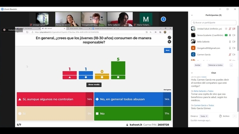 Miniatura para la entrada Taller de consumo de alcohol responsable. 2 parte.