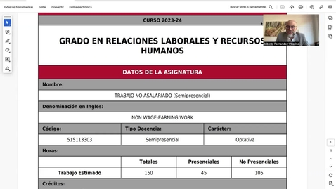 Miniatura para Trabajo no Asalariado (Itinerario EMPRESA Y RR.HH.) Segundo Cuatrimestre