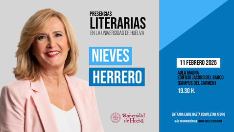 Miniatura para PRESENCIAS Literarias - Nieves Herrero UHU