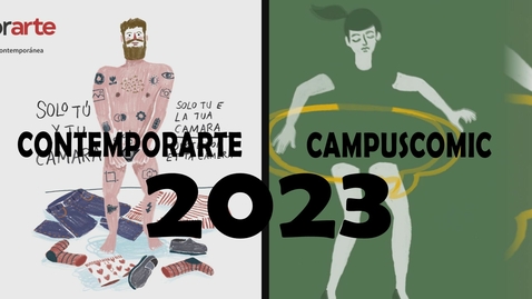 Miniatura para la entrada Certámenes Contemporarte y Campuscomic 2023 Universidad de Huelva
