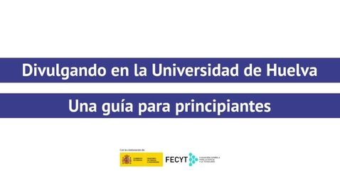 Miniatura para Divulgando en la Universidad de Huelva - Víctor Manuel Pérez