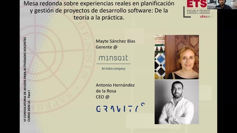 Miniatura para Mesa redonda sobre experiencias reales en planificación y gestión de proyectos de desarrollo de SW