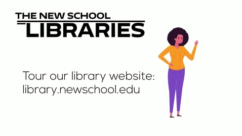 Thumbnail for Tour of Library Website