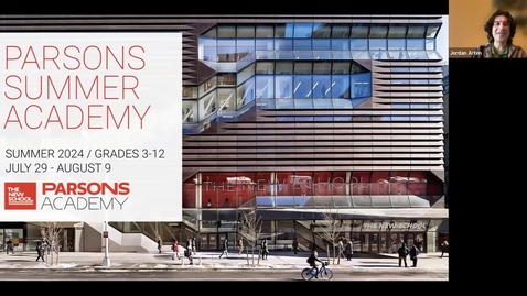 Thumbnail for Parsons Summer Academy Webinar Summer 2024