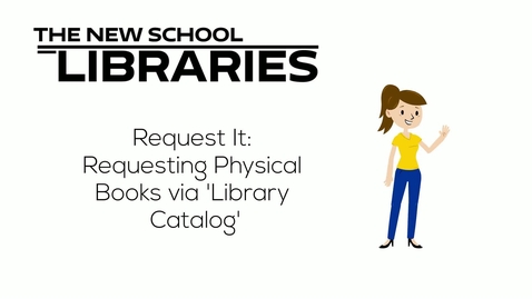Thumbnail for Requesting Physical Books