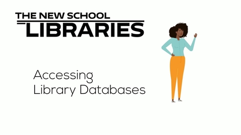 Thumbnail for Accessing Library Databases