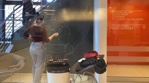 Thumbnail for Welcome Center Chalk Wall Time Lapse Video