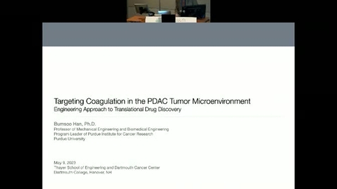 Thumbnail for entry Targeting Coagulation in the PDAC Tumor Microenvironment: Engineering Approach to Translational Drug Discovery