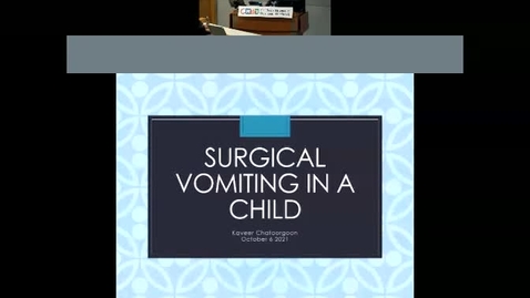 Thumbnail for entry Vomiting in the Newborn and Infant