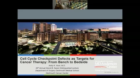 Thumbnail for entry Translating Cell Cycle Checkpoint Defects into Therapy