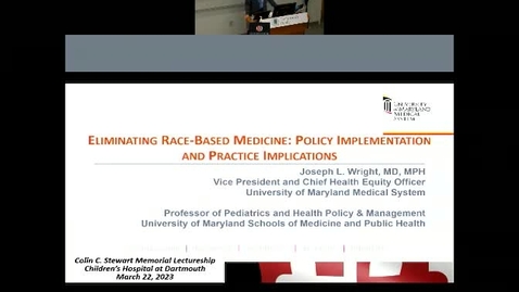 Thumbnail for entry Eliminating Race-based Medicine: Policy Implementation and Practice Implications  Colin Stewart Memorial Lecture