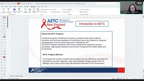 Thumbnail for It’s Much More Than Just Self-Medication: The Very Complicated Relationship between PTSD and Substance Misuse in Persons with HIV/AIDS