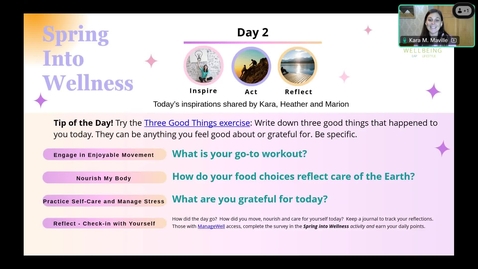 Thumbnail for Spring into Wellness - Day 2