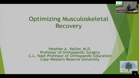 Thumbnail for entry Optimizing Musculoskeletel Recovery