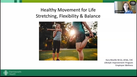 Thumbnail for Healthy Movement for Life - Stretching, Balance and Flexibility 11/19/24