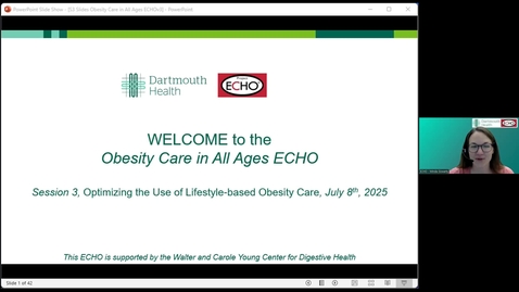 Thumbnail for 3 Obesity Care in All Ages ECHO