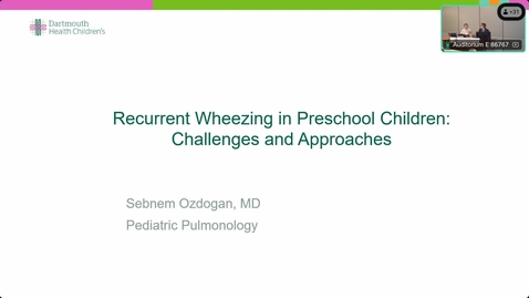 Thumbnail for Recurrent wheezing in preschool children: Challenges and Approaches