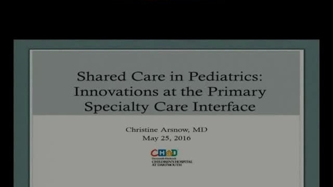 Thumbnail for Shared Care in Pediatrics
