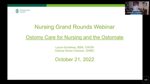 Thumbnail for entry Ostomy Care for Nursing and the Ostomate