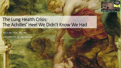 Thumbnail for The Crisis of Lung Disease: The Achilles Heel We Didn't Know We Had
