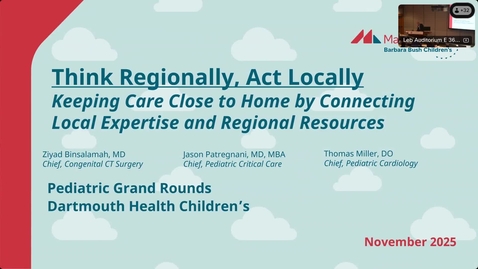 Thumbnail for Think Regionally, Act Locally: Keeping Care Close to Home by Connecting Local Expertise and Regional Resources