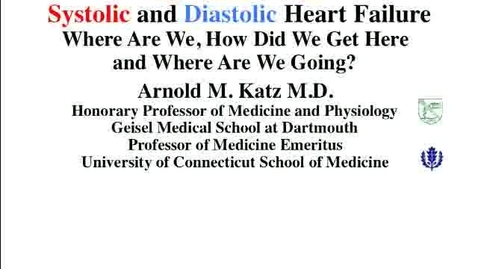 Thumbnail for Systolic and Diastolic Heart Failure: Where Are We, How Did We Get Here, and Where Are We Going?