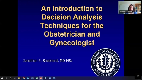 Thumbnail for entry OBGYN Grand Rounds An Introduction to Decision Analysis Techniques for the Obstetrician and Gynecologist 