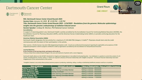 Thumbnail for Revelations from the genome: Molecular epidemiology insights into the genomic underpinnings of radiation-induced cancer