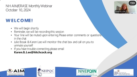 Thumbnail for October 2024 NH AIMERASE Maternal Mortality Webinar-Creating comprehensive postpartum support in these challenging times.