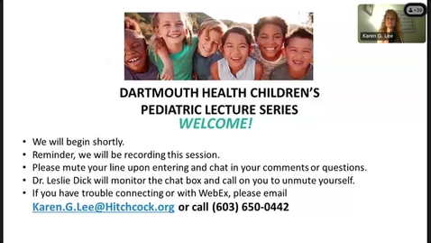 Thumbnail for DHC Pediatric Lecture Series - Sept 2023 - Evaluating Pediatric Headaches-20230912 1200-1