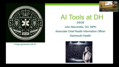 Thumbnail for AI Tools at DH