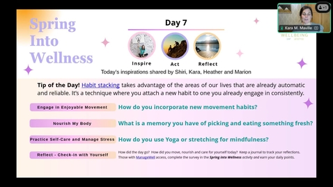 Thumbnail for Spring into Wellness - Day 7