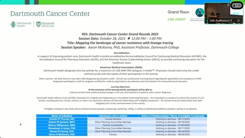 Thumbnail for Mapping the Landscape of Cancer Resistance with Lineage Tracing