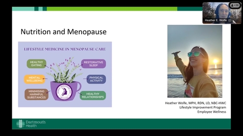 Thumbnail for Managing Menopause - Nutrition 11/12/25