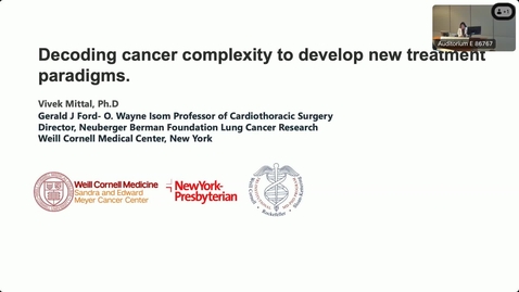 Thumbnail for Decoding cancer complexity to develop new treatment paradigms