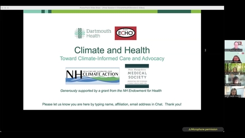 Thumbnail for entry Project ECHO Climate and Health Session 2