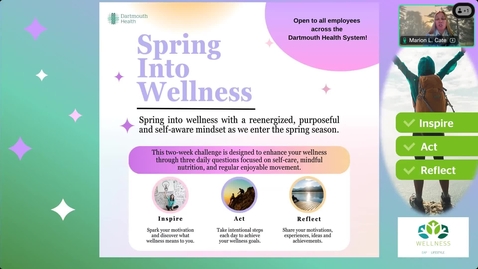 Thumbnail for Getting Started with the Spring into Wellness Challenge