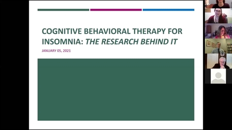 Thumbnail for CBT-I Training