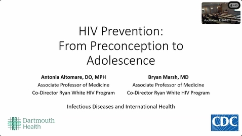 Thumbnail for entry HIV Prevention: from preconception to adolescence