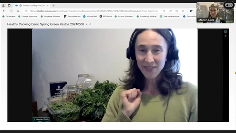 Thumbnail for Healthy Cooking Demo: Spring Green Sauces 5/15/24