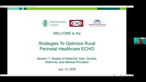 Thumbnail for S7 Strategies to Optimize Rural Perinatal Healthcare ECHO