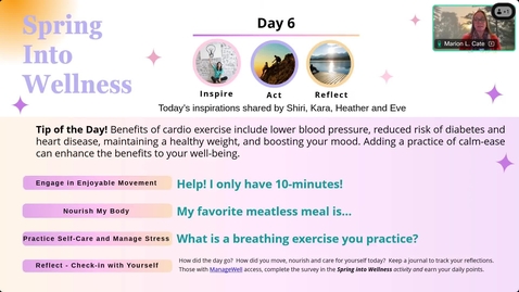Thumbnail for Spring into Wellness - Day 6