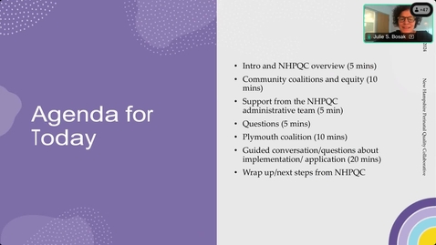 Thumbnail for First NHPQC Community Conversation Regional Coalition Building- Info and Q&amp;A
