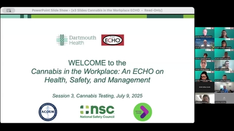 Thumbnail for 3 Cannabis in the Workplace ECHO