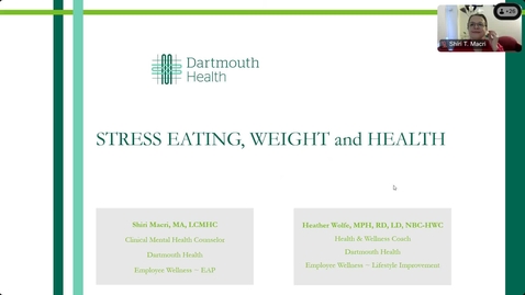 Thumbnail for Stress Eating, Weight &amp; Health - Tools for Success 1/29/26