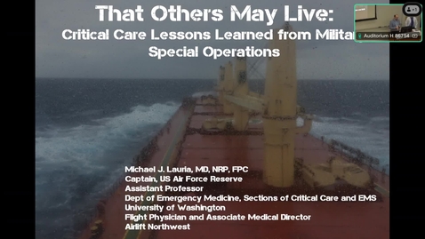 Thumbnail for That Others May Live: Critical Care Lessons Learned from Military Special Operations
